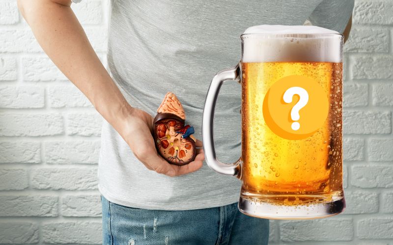 is beer good for kidney stone